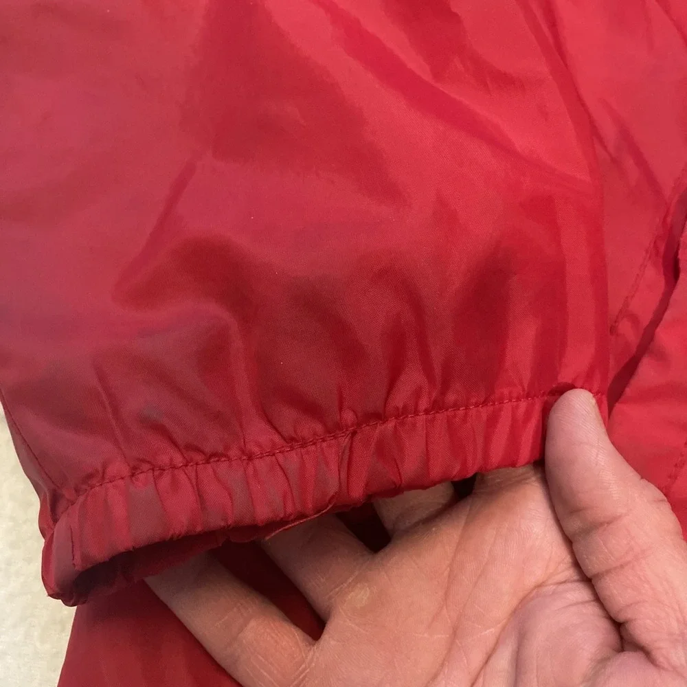 Vintage BSA Boy Scouts Of‎ America Mens Sz L  Red Coaches Windbreaker Jacket USA